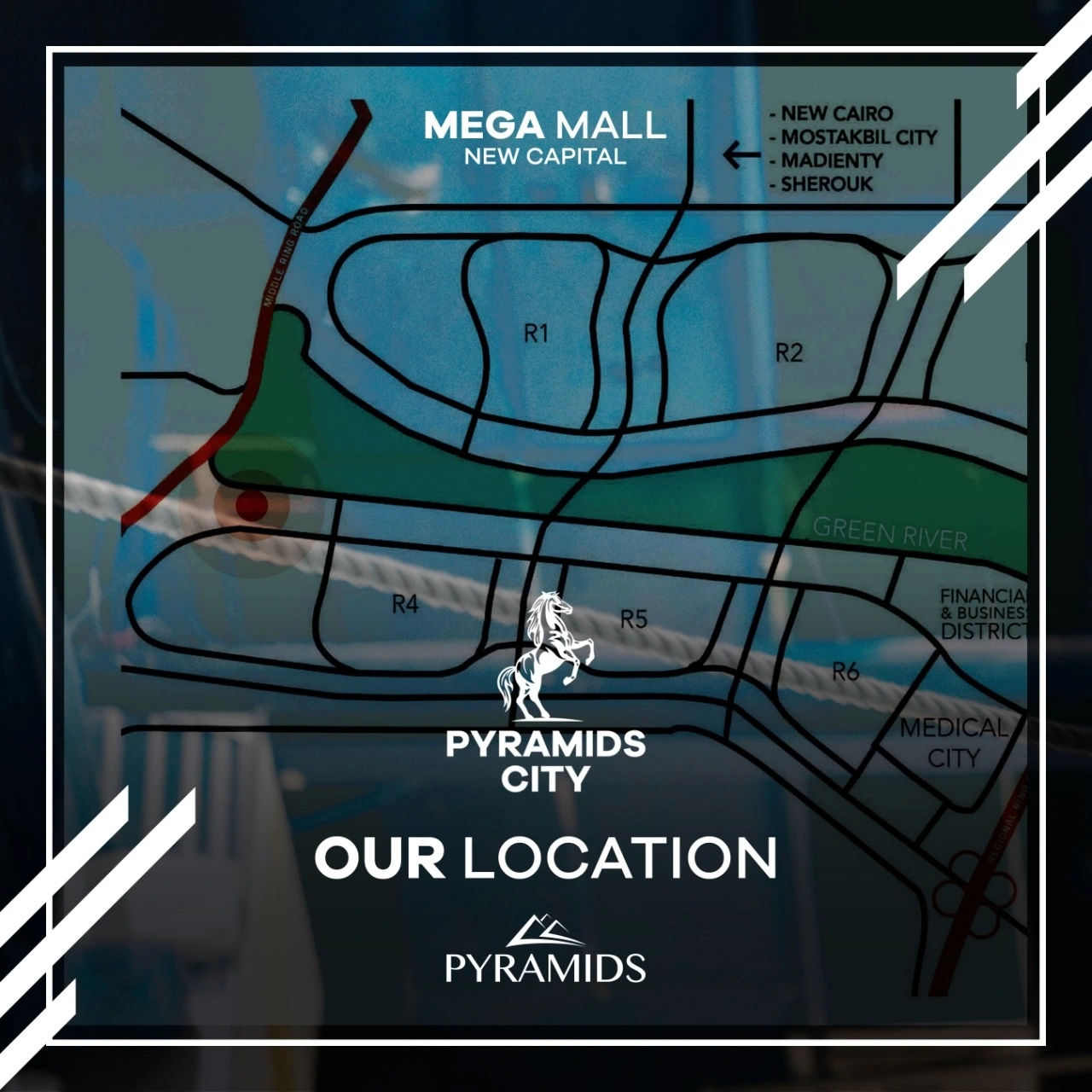 بيراميدز ميجا مول العاصمة الادارية