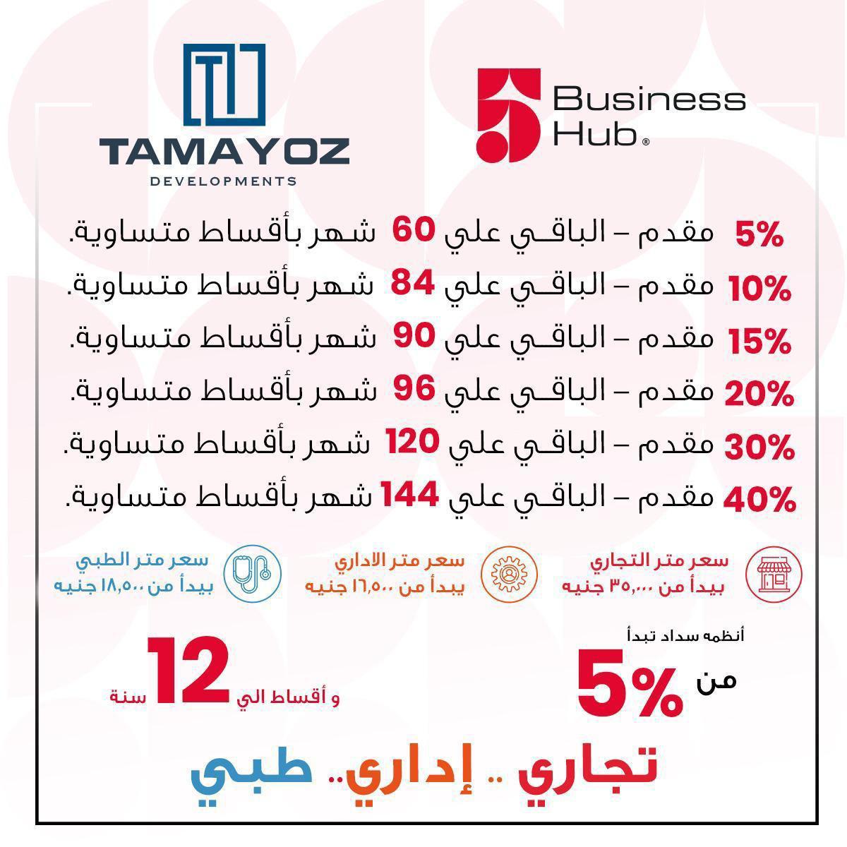 فايف هب بيزنس العاصمة الادارية