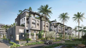 كمبوند تريو جاردنز التجمع الخامس