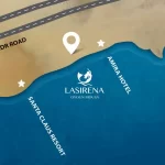 خريطة لاسيرينا عيون موسي