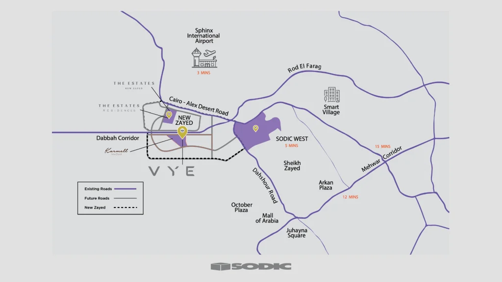 كمبوند كارميل سوديك الشيخ زايد