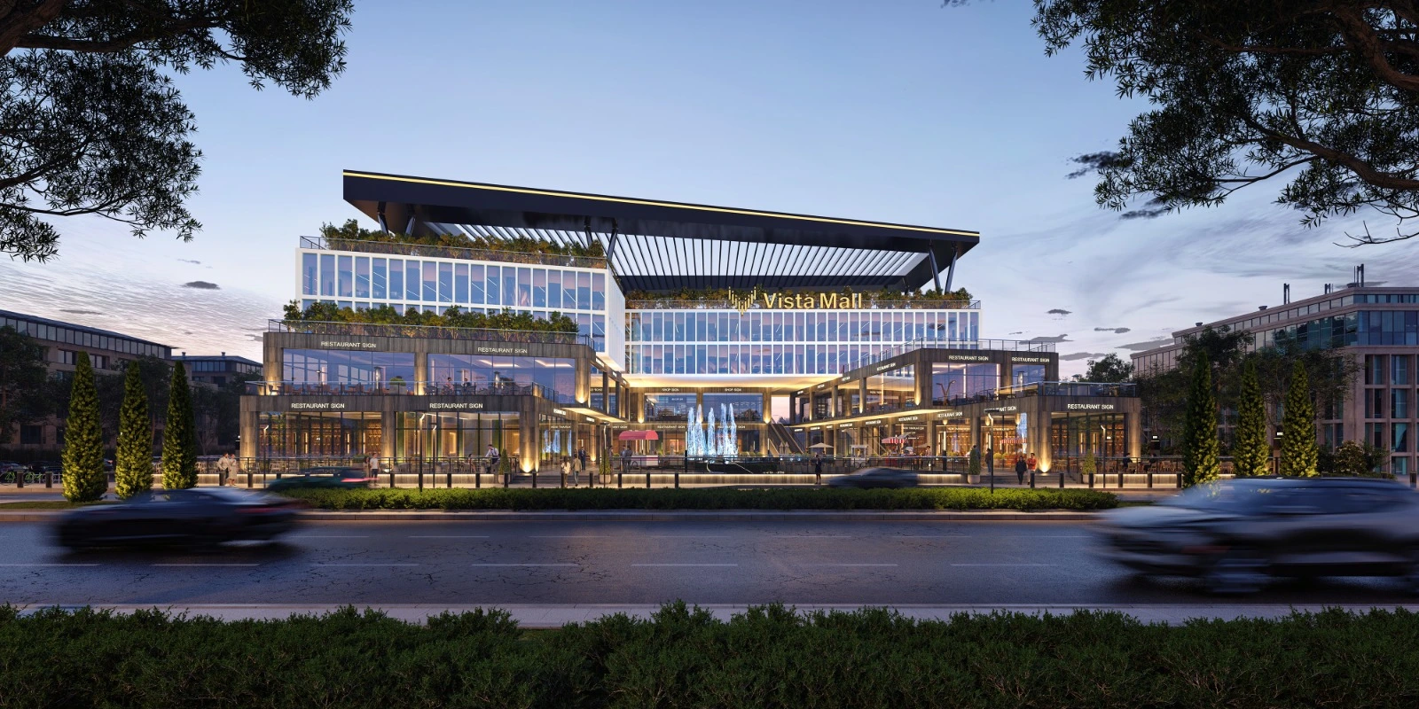 وحدات مول فيستا الشروق سيتي Mall Vista El Sherouk City