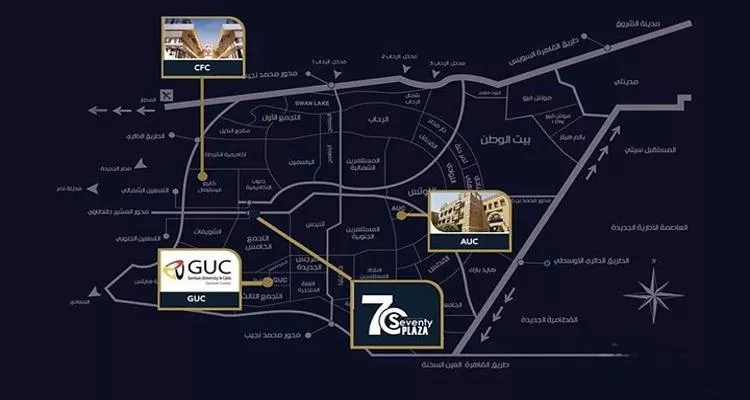 موقع-سيفنتي-بلازا-مول-شركة-مناج