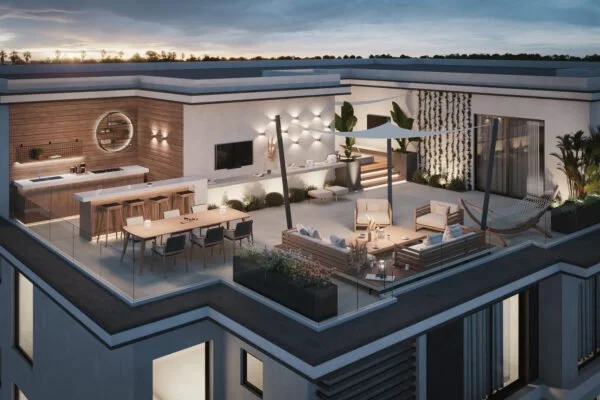 تصميم كمبوند كريك تاون القاهرة الجديدة