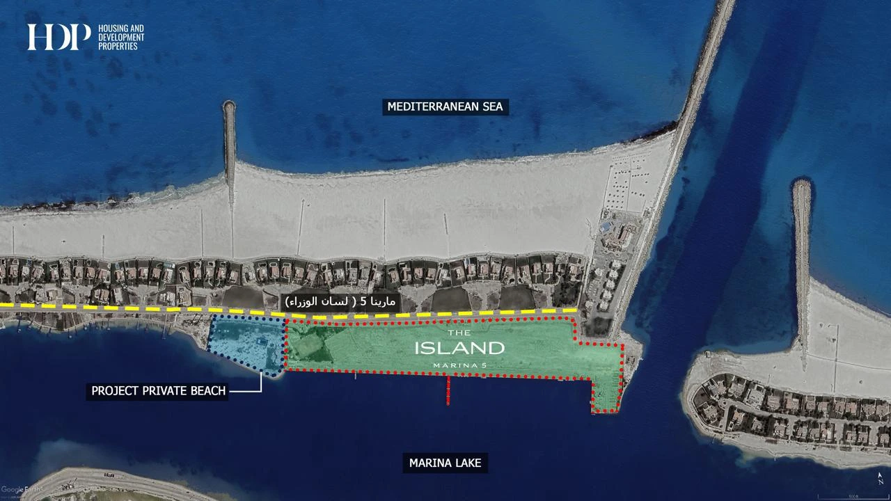 موقع ذا ايلاند مارينا 5 الساحل الشمالي