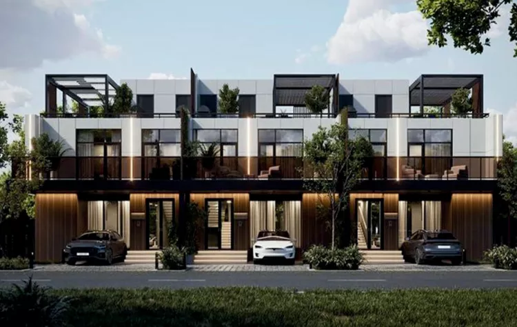 إطلالة الوحدات السكنية والروف الخدمي في Sage Lakes Residence العاصمة الإدارية.