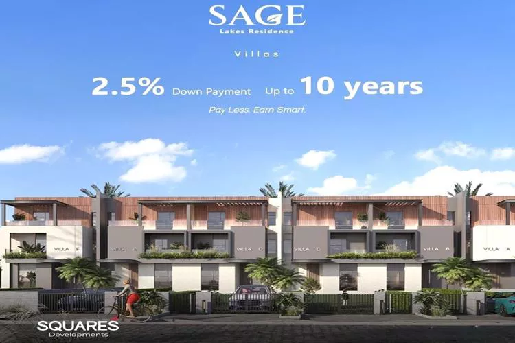 تصميمات واجهات العمائر السكنية في Compound Sage Lakes Residence New Capital الحي الثامن.