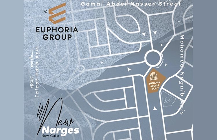 موقع وخريطة مول ايفوريا اكسيس بوينت التجمع الخامس Mall Euphoria Access Point