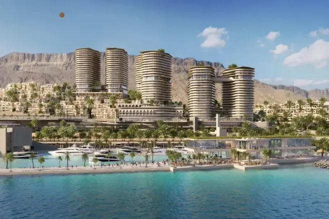 أبراج مارينا المونت جلالة تصميم معماري فاخر في العين السخنة