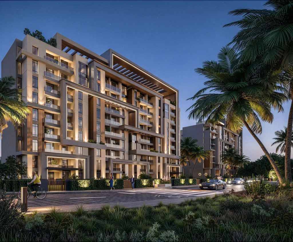 الإطلالات المفتوحة في Compound Orbis New Capital.