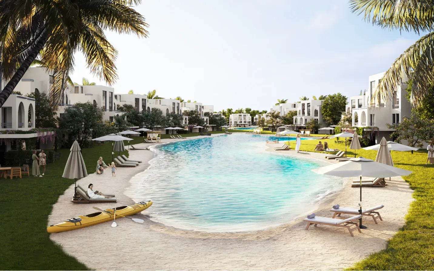قرية بلاج ماونتن فيو الساحل الشمالي Village Plage