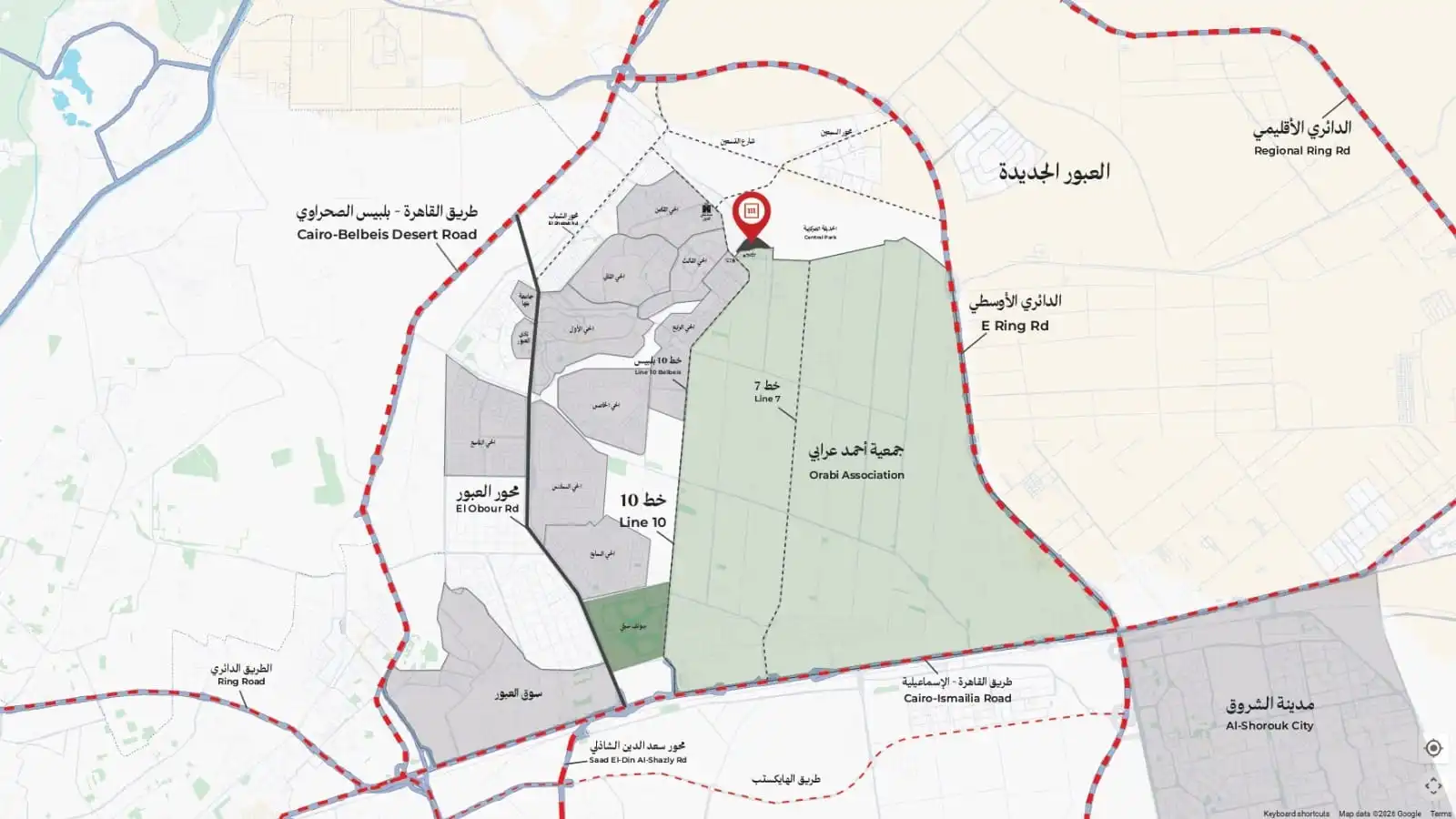 كمبوند مزايا العبور الجديدة