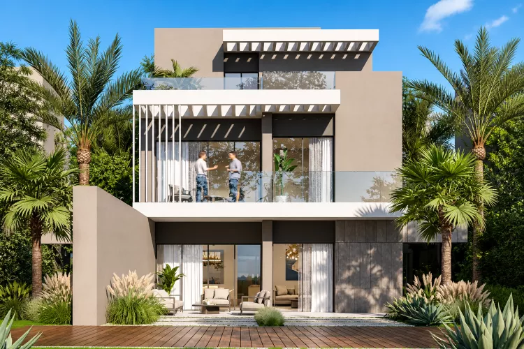 أحدث مشروعات سكاي أبوظبي للتطوير العقاري في التجمع السادس.