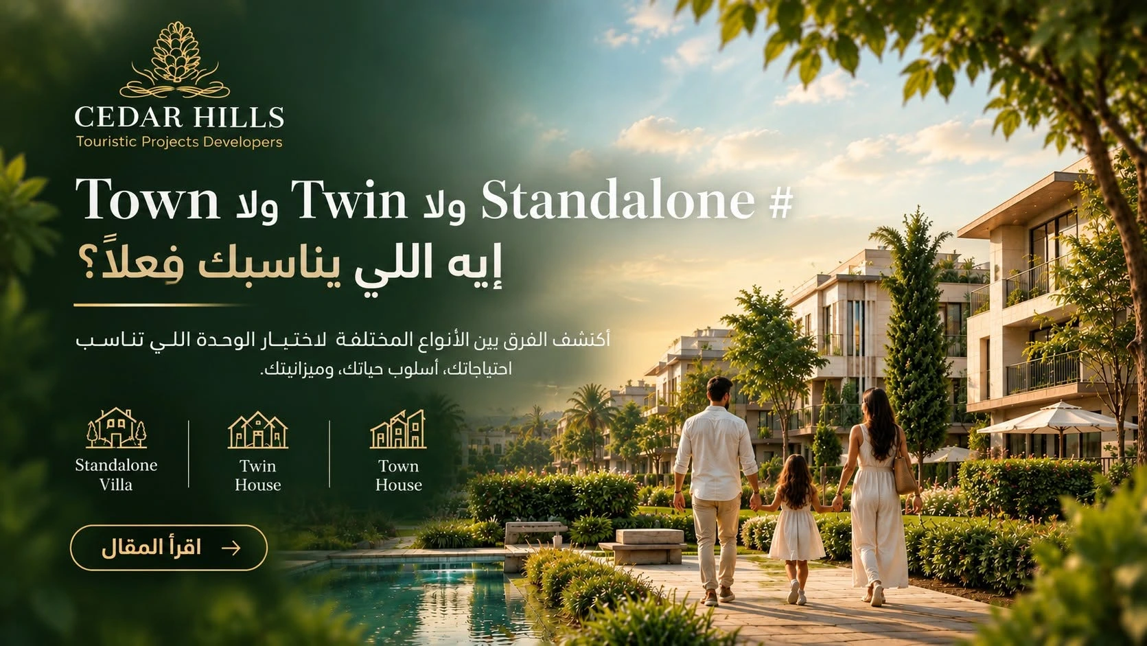 كمبوند سيدار هيلز زايد الجديدة Cedar Hills